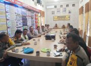 Kapolres Simalungun Ikuti Rakor Lintas Sektoral Operasi Lilin Toba 2024 Secara Virtual