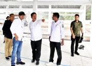 Bupati simalungun Tinjau Pembangunan Pasar Tigarunggu di Kecamatan Purba