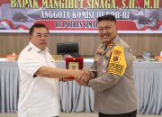 Kapolres Simalungun Tegaskan Komitmen Berantas Narkoba dan Judi, Terima Kunjungan Spesifikasi Anggota DPR RI