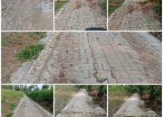 Proyek kelurahan Pekan Dolok Masihul, Sergai,Baru siap di kerja kan sudah rusak parah diduga dikerja kan asal jadi