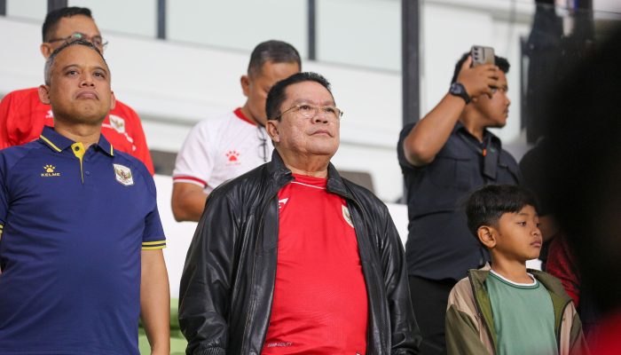 Wali Kota Wesly Silalahi SH MKn bersama Gubernur Sumatera Utara dan bupati/wali kota se-Sumut menyaksikan langsung pertandingan semifinal Piala AFF U-19 2026 