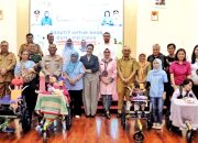 Puluhan Anak Penyandang Disabilitas di Simalungun Terima Kursi Roda Adaptif