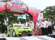 Wali Kota Wesly Silalahi SH MKn diwakili Herlina Wakil Wali Kota menghadiri Ceremonial Start Sumatera Utara Rally 2026