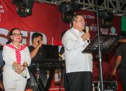 Wali Kota Pematangsiantar Wesly Silalahi SH MKn menghadiri Konser Merah Putih Rangkaian Semarak Hari Ulang Tahun HUT ke-81 RI 